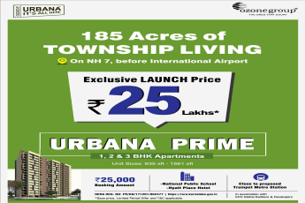 Pay Rs. 25,000 & book your home at Ozone Urbana Prime in Bangalore